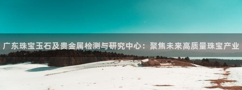 开丰娱乐寸六七五一38：广东珠宝玉石及贵金属检测与研究中心：聚焦未来高质量珠宝产