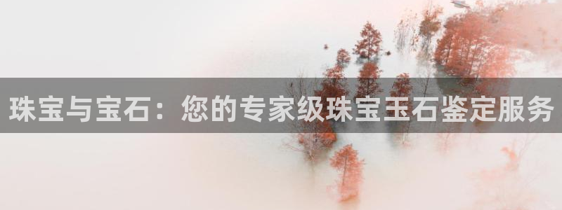 开丰娱乐线路：珠宝与宝石：您的专家级珠宝玉石鉴定服务