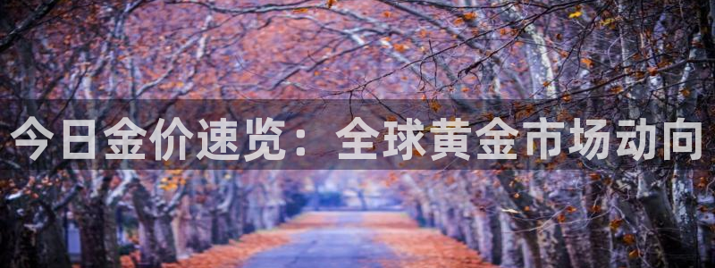 开丰娱乐怎么开转点：今日金价速览：全球黄金市场动向