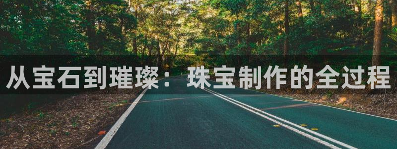 开丰娱乐网站官网首页：从宝石到璀璨：珠宝制作的全过程