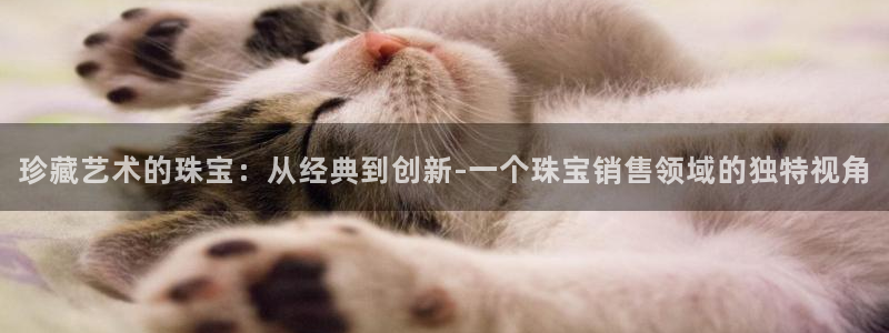 开丰娱乐网址：珍藏艺术的珠宝：从经典到创新-一个珠宝销售领域的独特视角